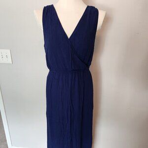 Old Navy navy blue sleeveless maxi dress - Size M